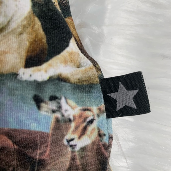 Molo girls safari animal knit dress (92) - Picture 5 of 5